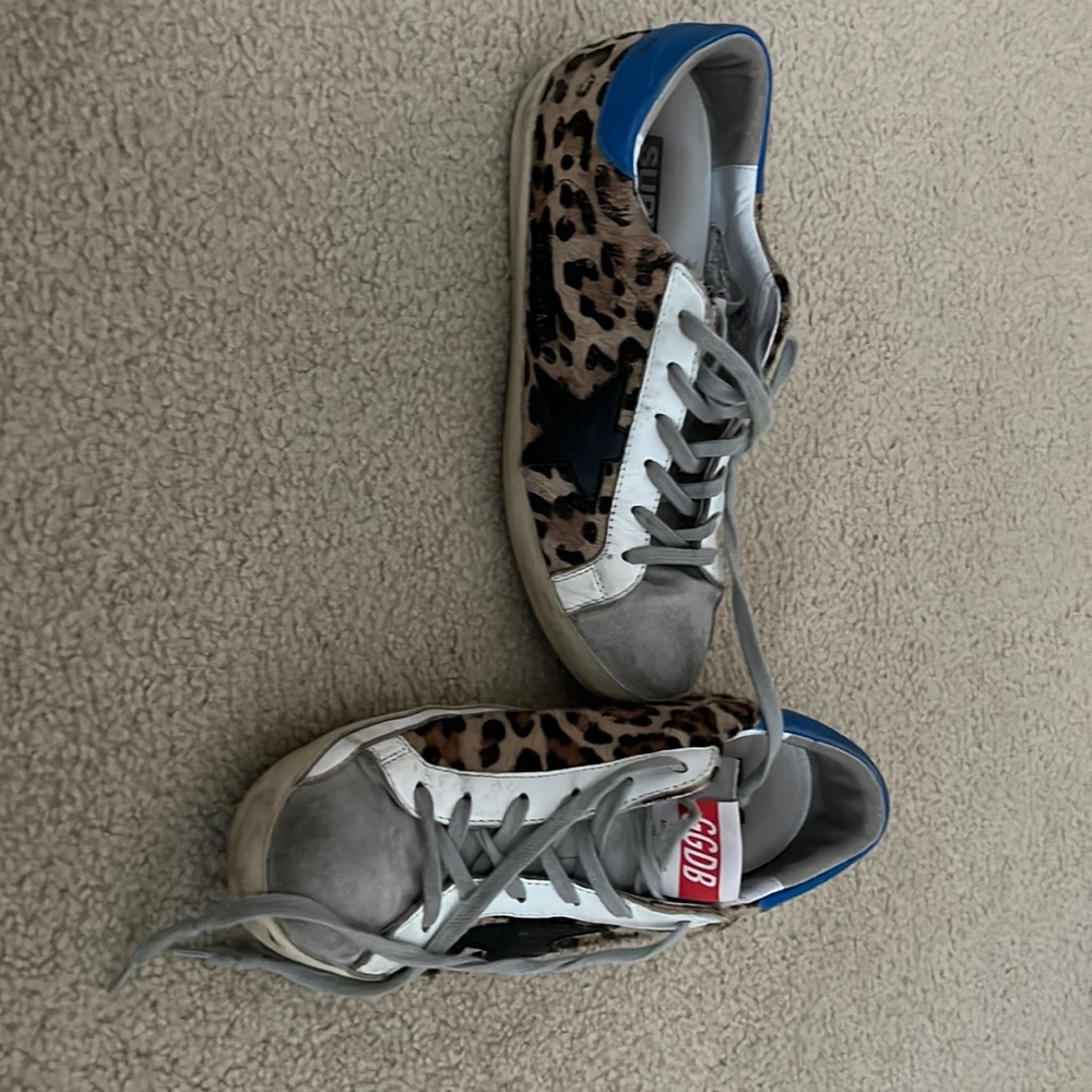 REAL- Golden Goose : (cheetah print) calf hair and leather